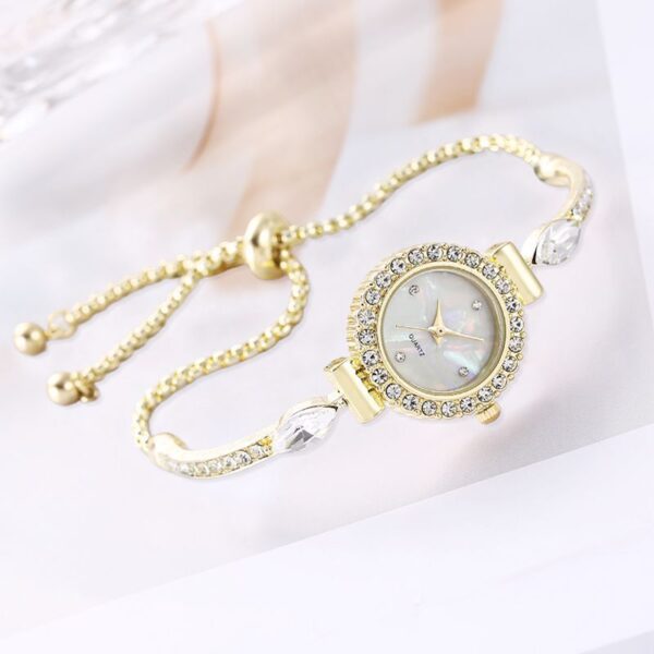 Bracelet Watch Diamond Dial Decorative Jewelery - Image 4