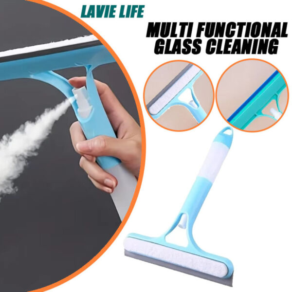 Multi-Function Glass Wiper & Window Cleaning Brush – Home & Auto Use