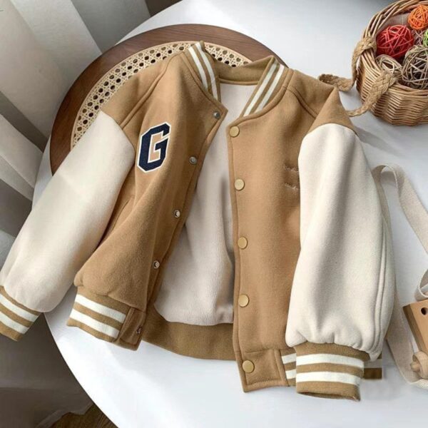 New Fashionable Korean Style Baby Jacket – Trendy Autumn Outerwear