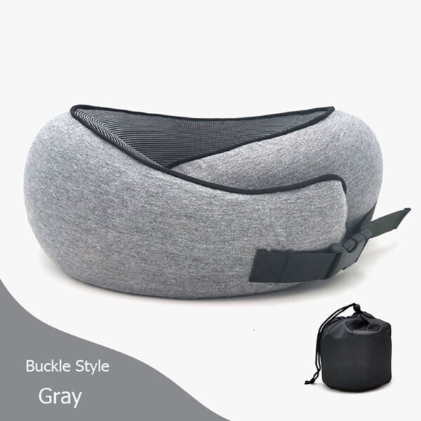 Durable U-Shaped Travel Neck Pillow – Memory Foam Cushion for Airplane & Nap Comfort - Image 10