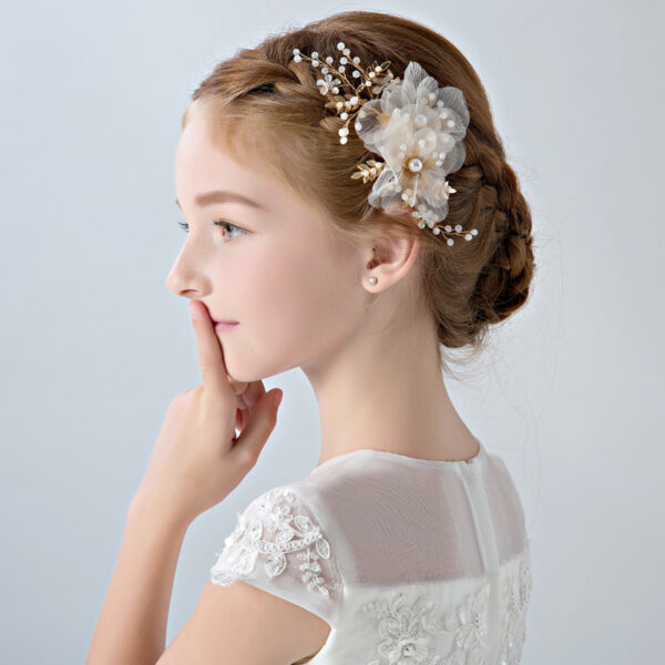 Children's Dress Flower Hair Accessories Headband Girls Performance - Image 6