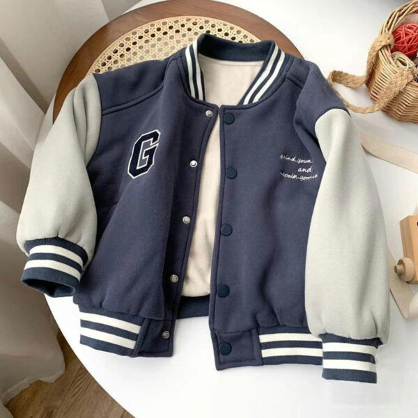 New Fashionable Korean Style Baby Jacket – Trendy Autumn Outerwear - Image 4