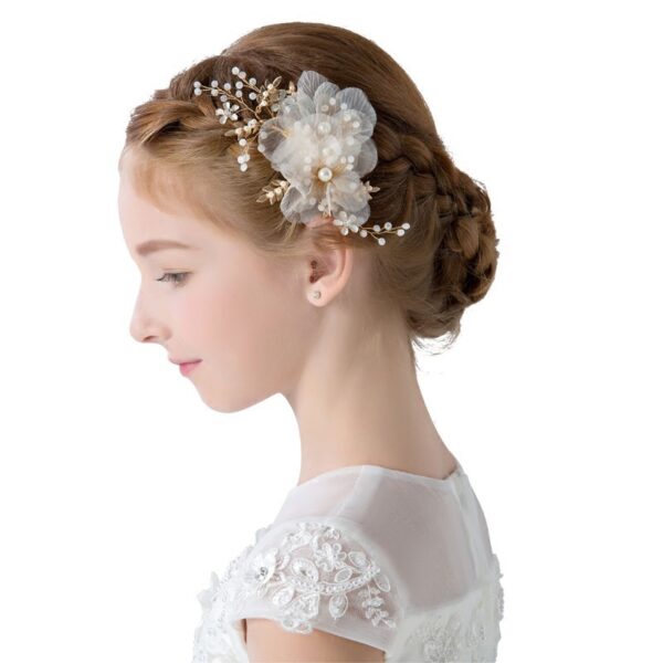 Children's Dress Flower Hair Accessories Headband Girls Performance - Image 3