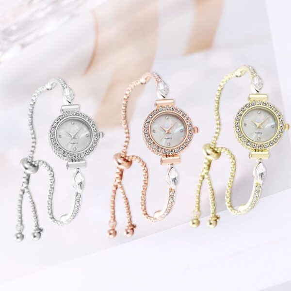 Bracelet Watch Diamond Dial Decorative Jewelery