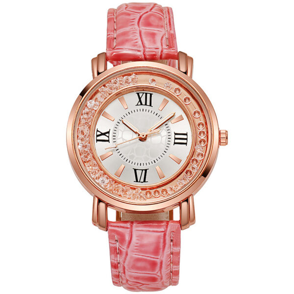 Quicksand Beads Quartz Watch for Women with Stylish Belt - Image 3