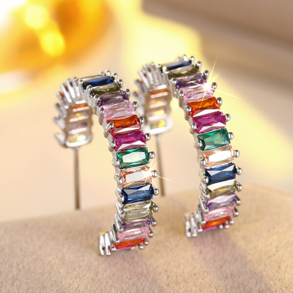 Vibrant Colorful Earrings – Trendy Fashion for Women - Image 5