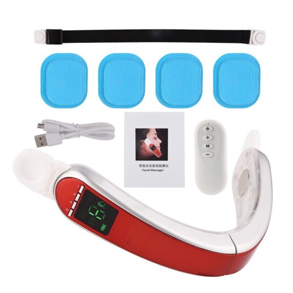 Infrared LED Light Photon Therapy V-Shape Slimming Face Massager - Image 6