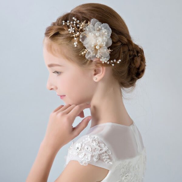 Children's Dress Flower Hair Accessories Headband Girls Performance - Image 4