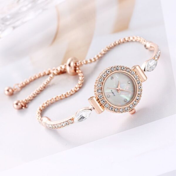 Bracelet Watch Diamond Dial Decorative Jewelery - Image 2