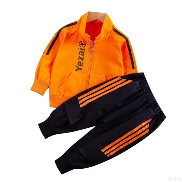 Sports Style Striped Two-piece Children's Clothing Children's Boys And Baby Casual Suits - Image 8