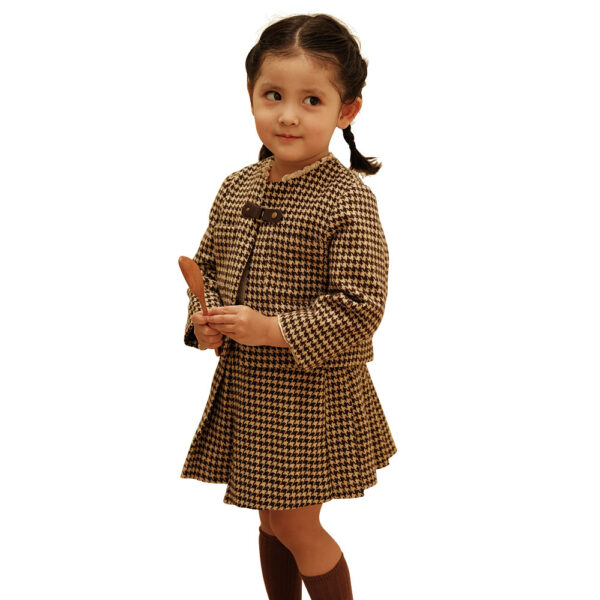 High-end French Children's Clothing Girls' Classic Style Two-piece Suit - Image 8