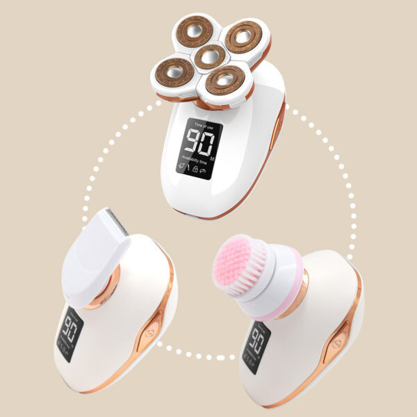 Electric Shaver Five Heads Floating Epilator Hair Removal Device - Image 2