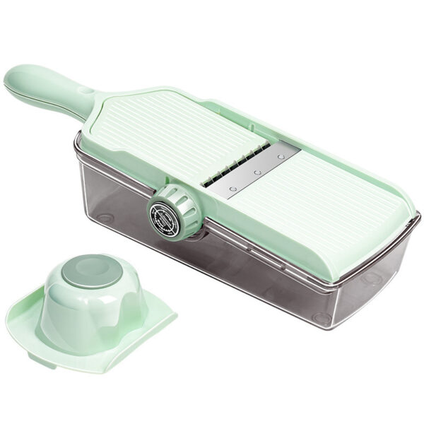 "Multifunctional Vegetable and Fruit Slicer – Potato, Julienne, Grater with Handle" - Image 2