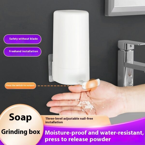 Wall-Mounted Soap Grinder Dispenser – Dry Organizer for Kitchen, Restaurant, Office, and Hotel - Image 5