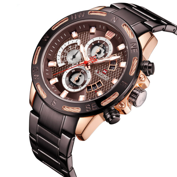 Men's Multifunctional Waterproof Quartz Watch – Durable & Stylish - Image 2