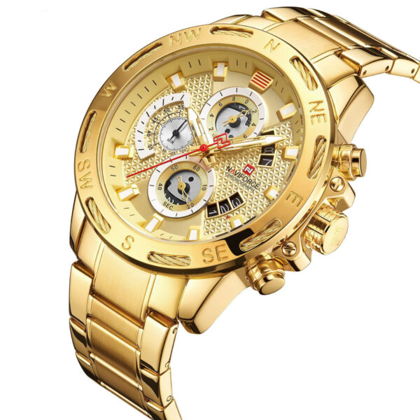 Men's Multifunctional Waterproof Quartz Watch – Durable & Stylish - Image 5