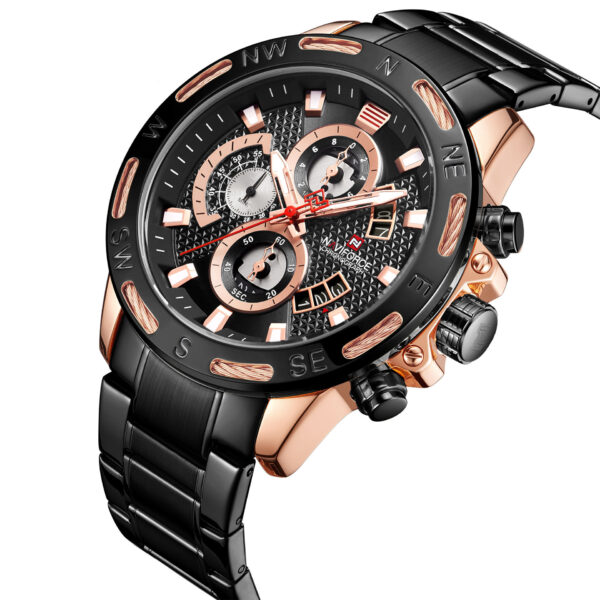 Men's Multifunctional Waterproof Quartz Watch – Durable & Stylish - Image 3