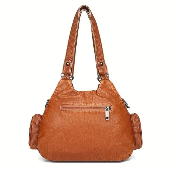 Luxury Vintage Leather Handbag – High-Quality & Stylish - Image 2